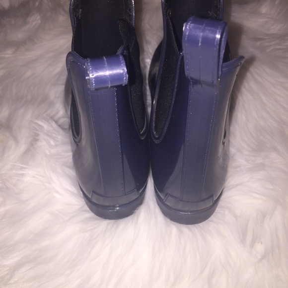 J.crew navy low rise rise rain boots - Picture 3 of 4